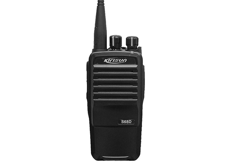 科立訊（Kirisun） S68D 數字對講機 數模兼容 商用DMR系列 民用商用專業手臺 黑色